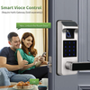 Aidmi Security Digital Deadbolt Tuya APP Password Keyless Fingerprint Smart Card Key Combination Door Lock For Home