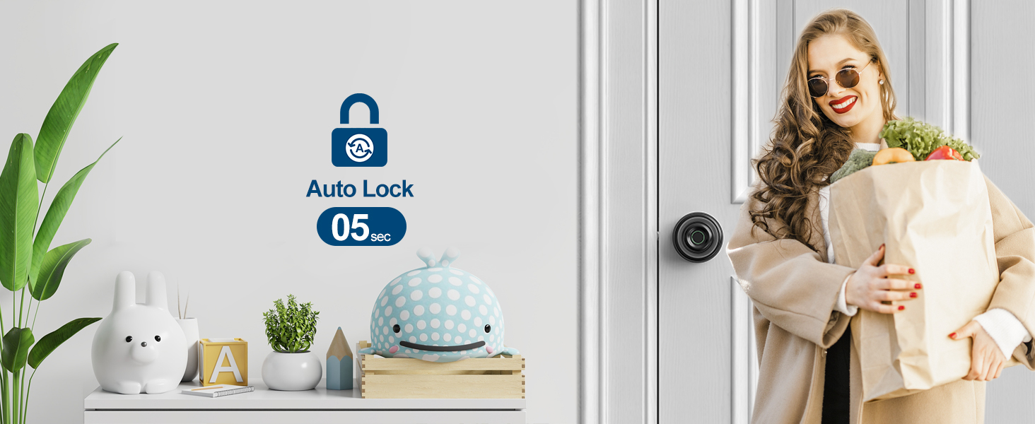 Waterproof Wifi Smart Tuya Door Lock
