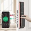 smart door lock installed easy smart door lock Smart Lock Keyless aluminum door handle ADM-J008Pro