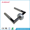SS304 Satin Mixed with Polish Finish Solid Lever Door Handle