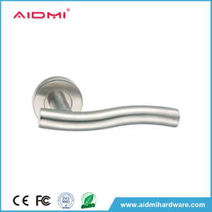 SS304 Modern Silver Fire Door Handle for Flush Door