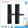 smart door lock Fingerprint Smart Front Door Lock aluminum door handle ADM-Z006
