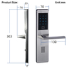 smart door lock Code Door Lock digital door lock Fingerprint Smart Front Door Lock ADM-S019
