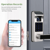 Aidmi Security Digital Deadbolt Tuya APP Password Keyless Fingerprint Smart Card Key Combination Door Lock For Home