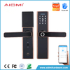 smart door lock digital door lock Fingerprint Smart Front Door Lock aluminum door handle ADM-J003
