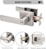 Best SS304 Ironmongery Security Privacy Bedroom Door Handle