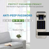 Aidmi Security Digital Deadbolt Tuya APP Password Keyless Fingerprint Smart Card Key Combination Door Lock For Home
