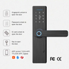 smart door lock digital door lock Fingerprint Smart Front Door Lock aluminum door handle ADM-J003
