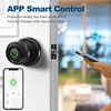 Aidmi fingerprint door handle with application control suitable for bedrooms cloakrooms apartment offices hotels matte black