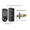 Digital Security Outdoor Waterproof Keyless Auto Lock Smart Password Deadbolt Door Lock