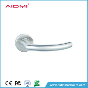 SUS304 Fireproof Privacy Round Rose Door Lever Handle