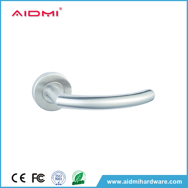 SUS304 Fireproof Privacy Round Rose Door Lever Handle