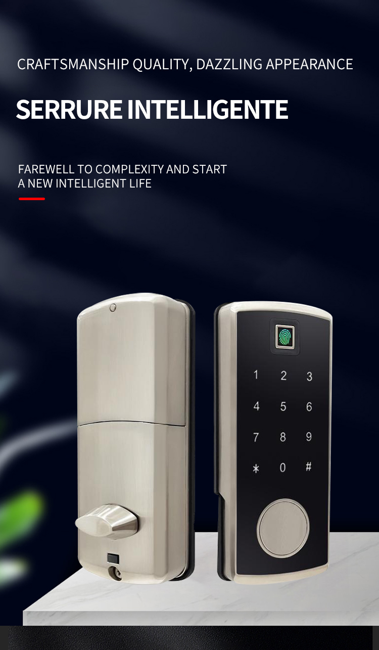 fingerprint door lock handle