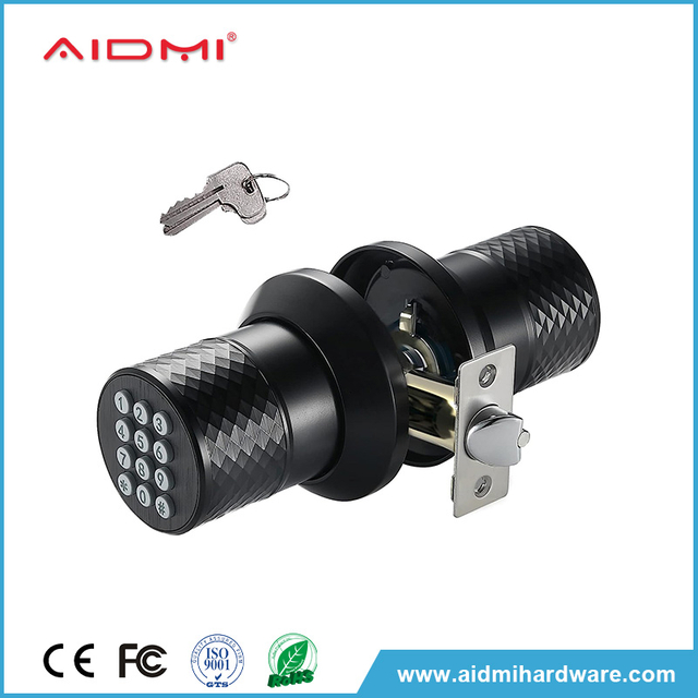 Aidmi Keyboard Door Handle Lock Keyless Entry Door Lock with Anti Slip Handle Automatic Lock Waterproof Door Handle Safe
