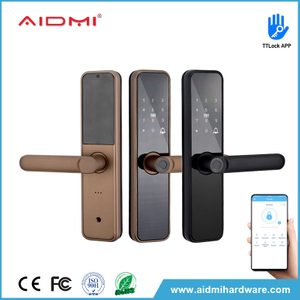 smart door lock Works with App door lock Fingerprint Smart Front Door Lock ADM-S024