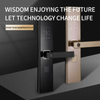 smart door lock Code Door Lock Fingerprint Smart Front Door Lock support TTlock APP door lock ADM-S018