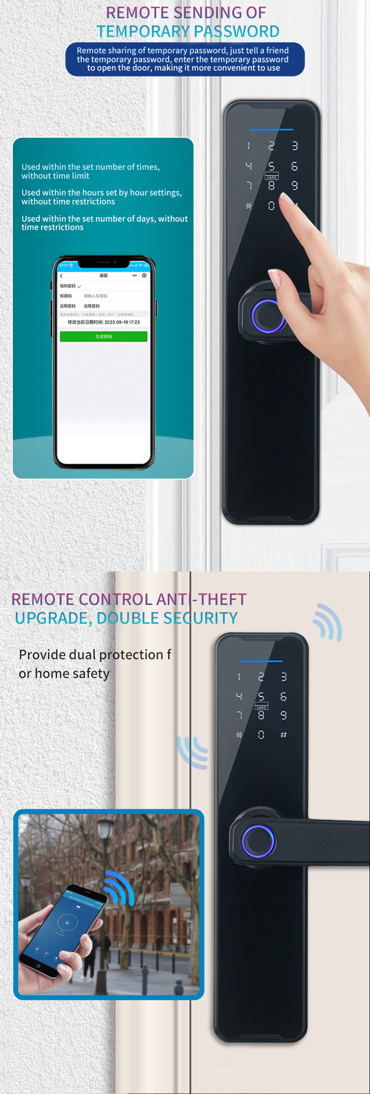 fingerprint door lock