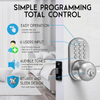 Aidmi Digital door handle lock with electronic keyboard suitable for indoor digital door handle lock with electronic keyboard
