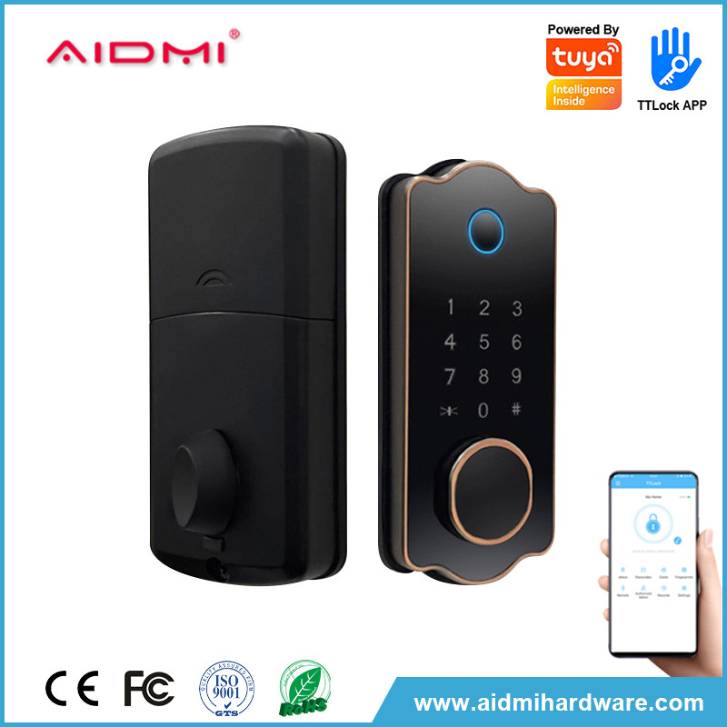 fingerprint door lock with key