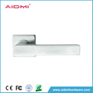 Interior Door Hardware Stainless Steel Square Solid Lever Door Handle