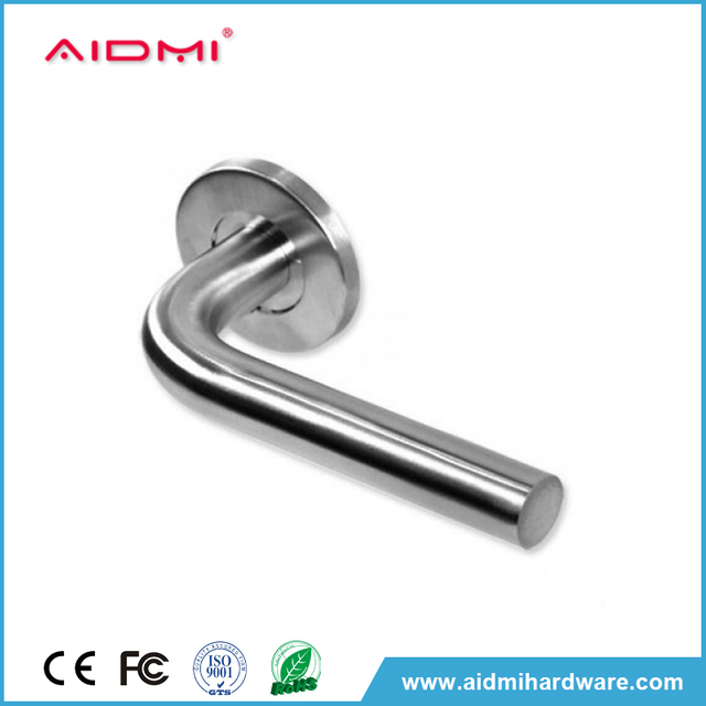 Stainless Steel 304 Modern Interior Hollow Door Lever Handle Aluminum Door Handle