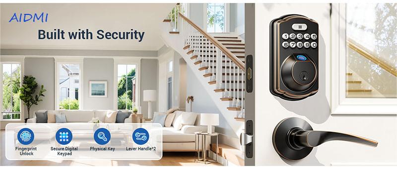 biometric code fingerprint app smart door loks