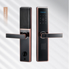 smart door lock Fingerprint Smart Front Door Lock aluminum door handle ADM-Z006