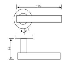 stainless steel door handles