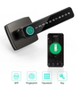 Tuya APP Mobile Remote Control Smart Fingerprint Code Single Latch Lock Indoor For Wooden Door