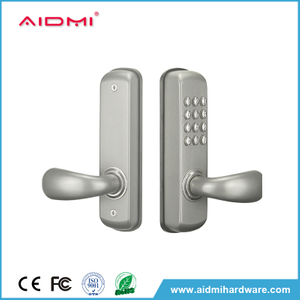 Aidmi Custom Single Side Stainless Steel Mechanical Villa Door Lock with Mechanical Pin Code Push Button Combination Door Lock