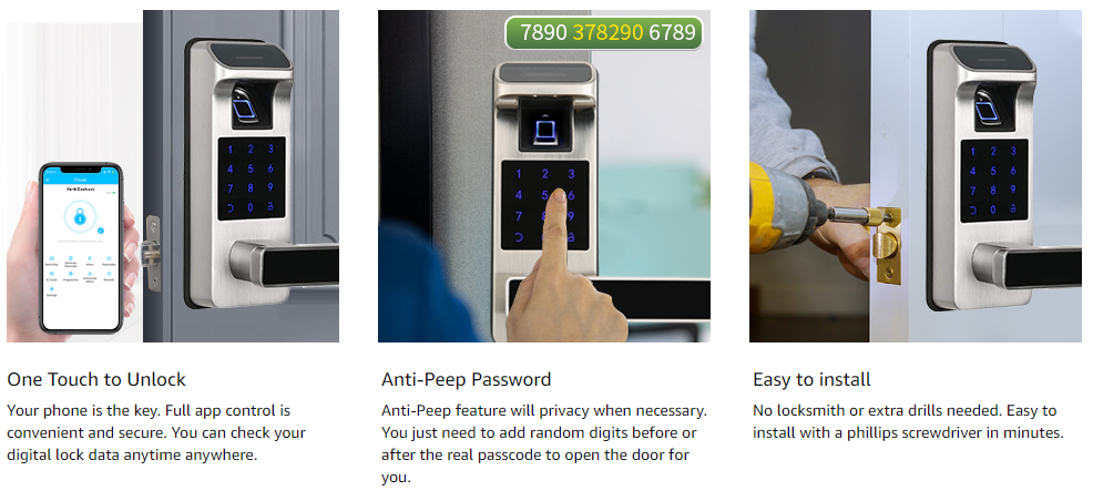 TTlock app door lock