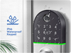 Aidmi New Design Electric Tuya App Fingerprint Door Lock Sliding Wood Door Smart Lock For Tuya Wifi App