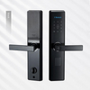 smart door lock Fingerprint Smart Front Door Lock aluminum door handle ADM-Z006