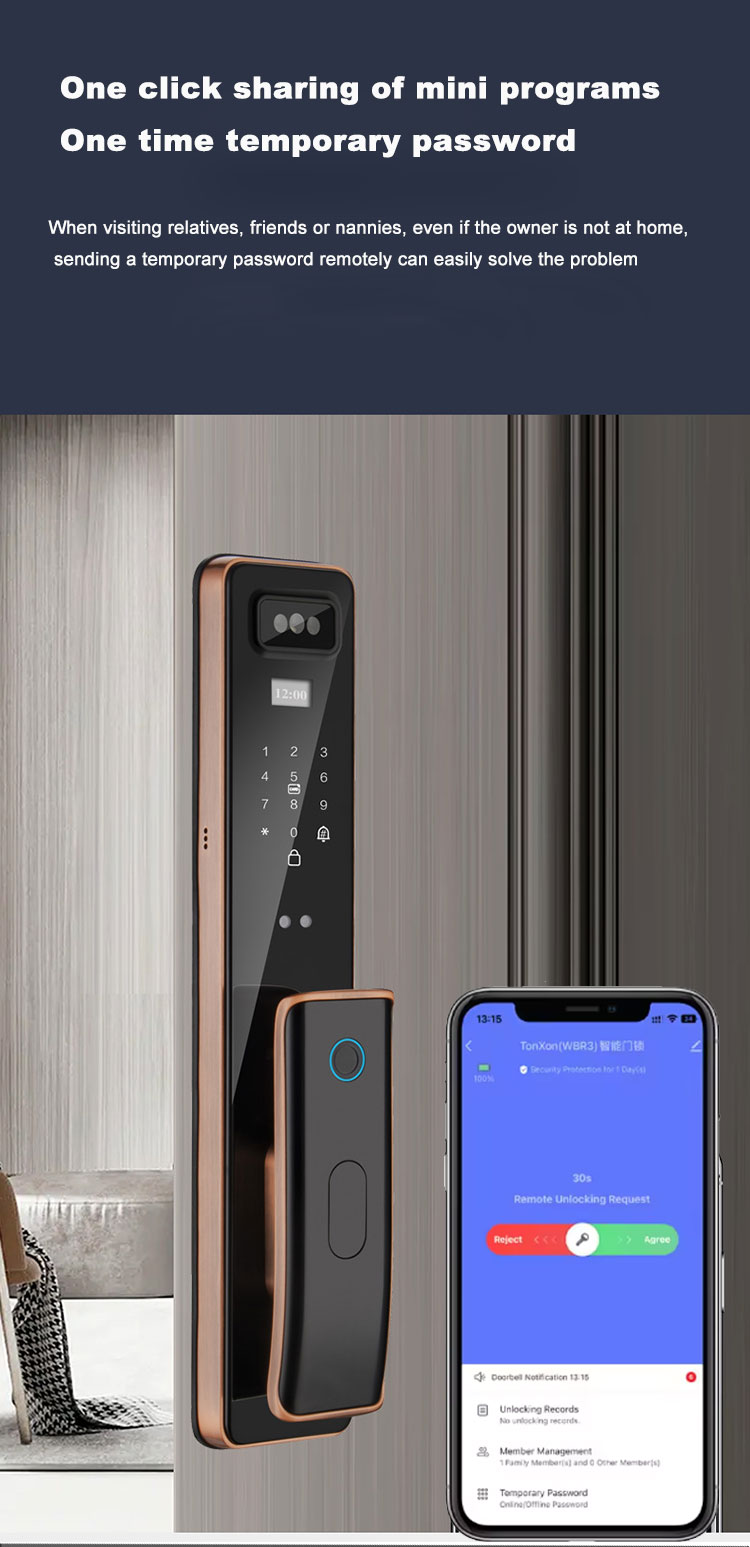 waterproof smart door lock