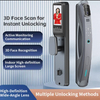 Aidmi 3D Face Recognition WIFI APP Cerradura Inteligente Key Password Card Smart Door Lock Fingerprint Digital Door Lock With Camera