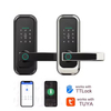 ADM-J001Pro Smart Life Tuya App Wifi Intelligent Digital Smart Door Lock Biometric Fingerprint Scanner Password Smart Lock