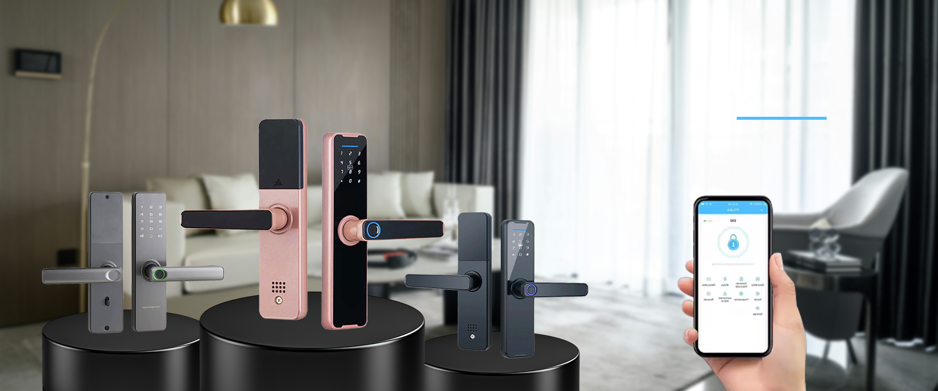 smart sliding door lock