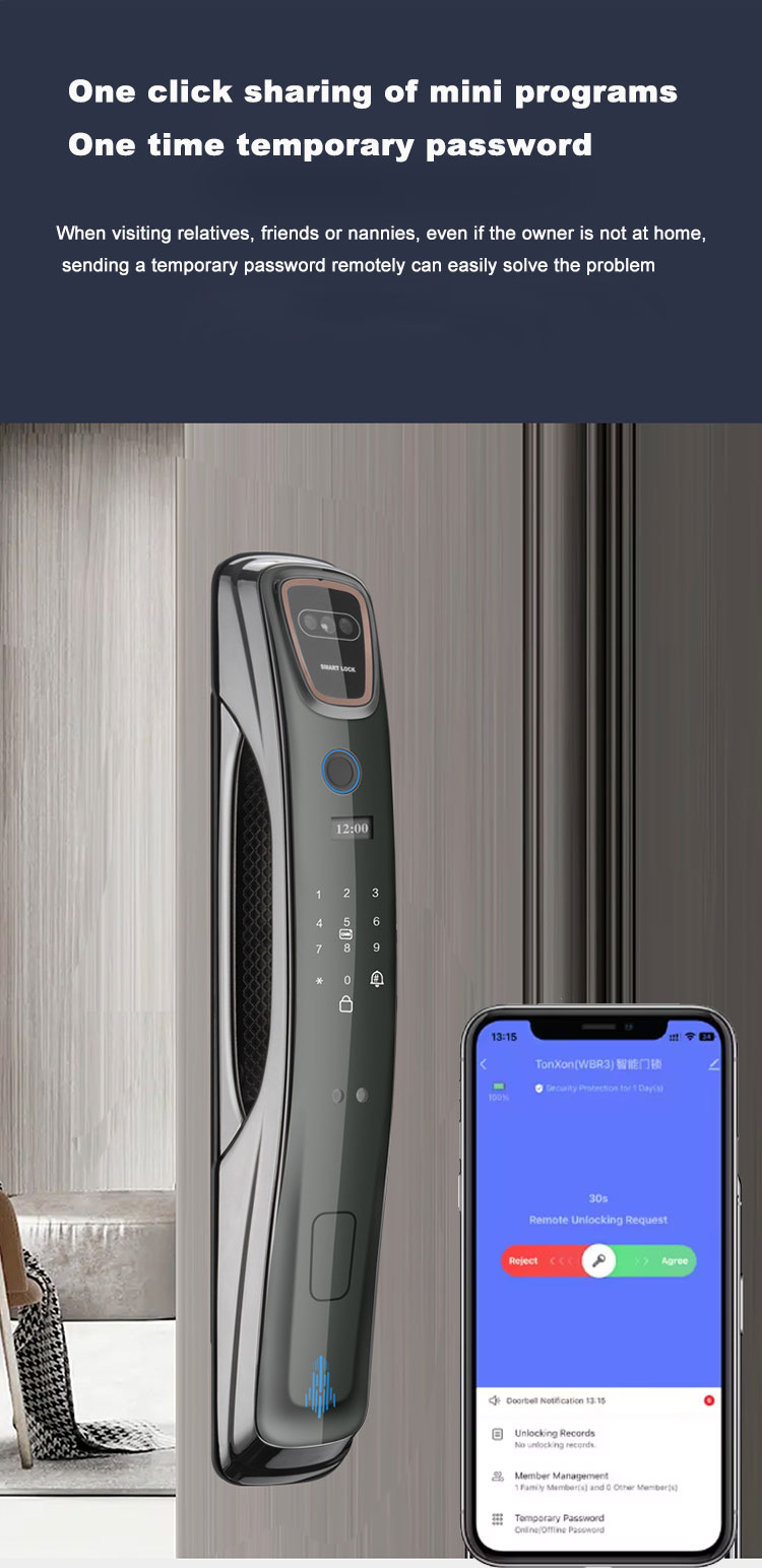 smart door lock with camera