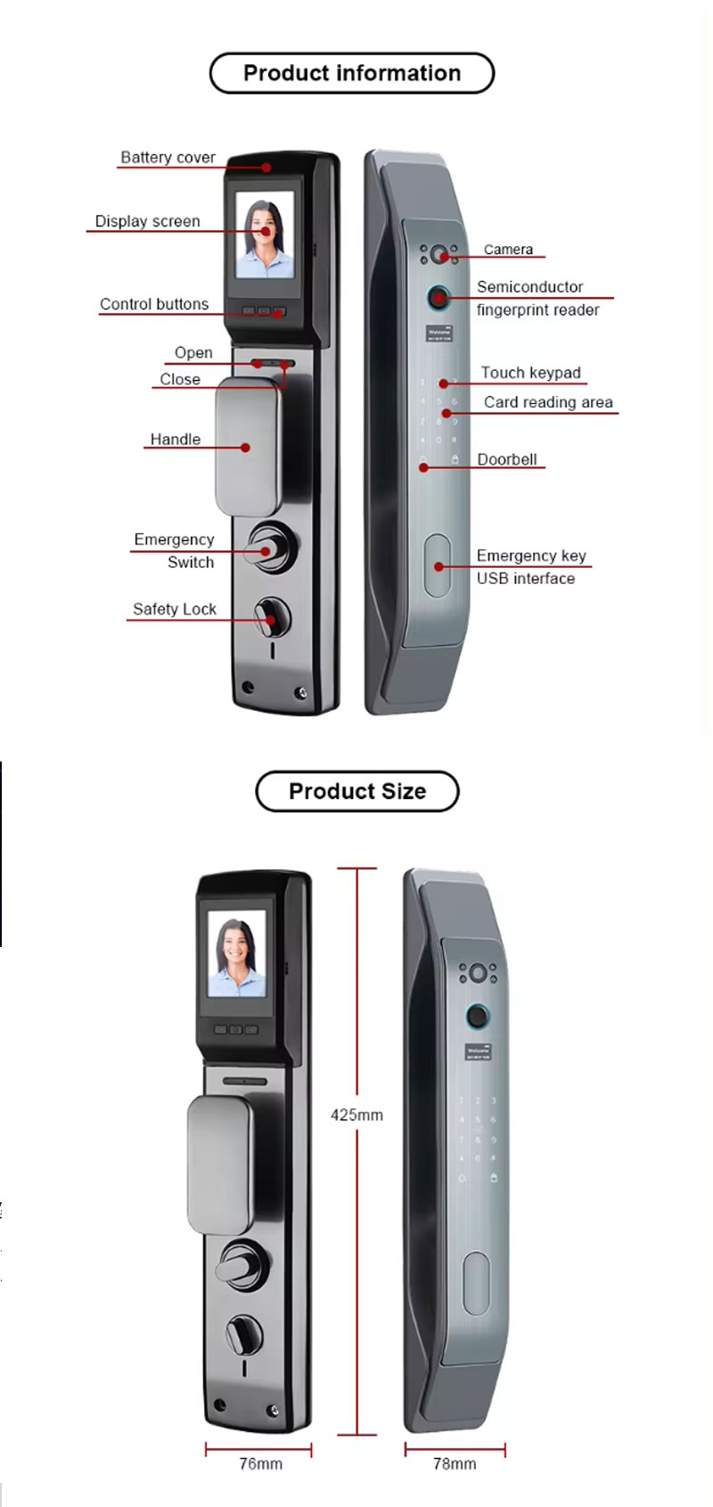 door lock with TuYa APP 