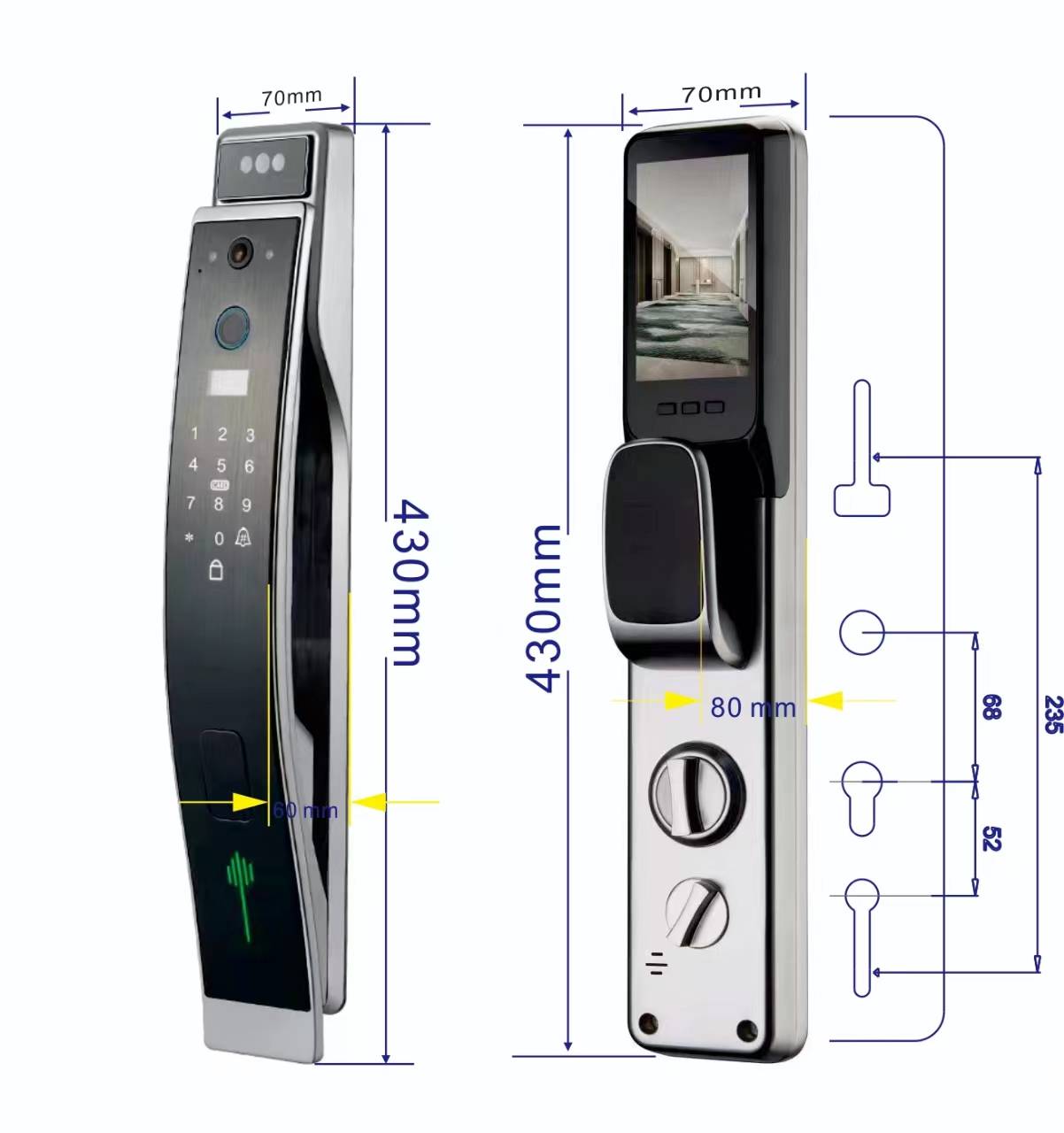 smart door locks with camera