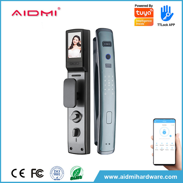 ADM-ZS No.6 Smart Door Lock with Camera Interior Door Locks Keyless Entry Door Lock with Handle Smart Door Lock