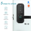 ADM-J001Pro Smart Life Tuya App Wifi Intelligent Digital Smart Door Lock Biometric Fingerprint Scanner Password Smart Lock