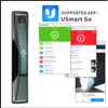 Aidmi wholesale 3d face recognition fingerprint keyless entry smart front door lock with camera wifi