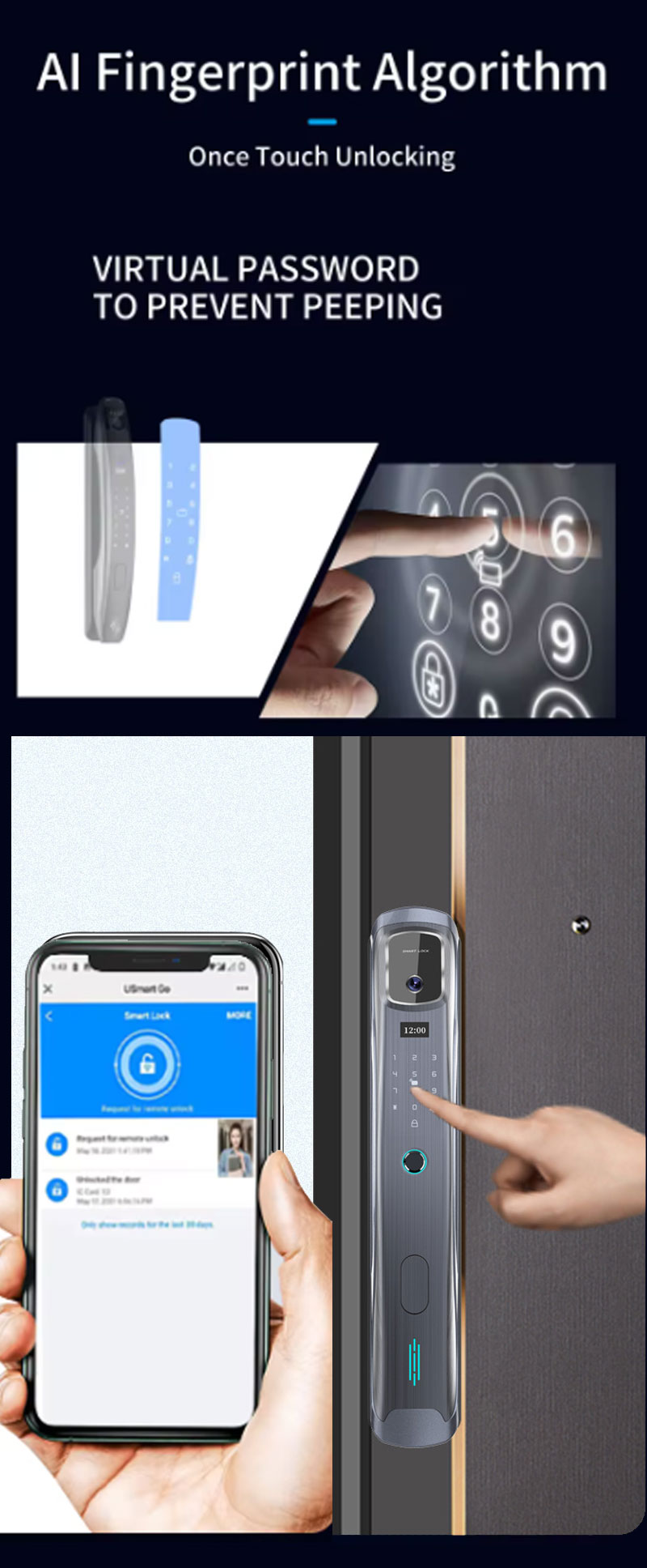 door lock with TuYa APP 