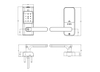 Smart Door Lock Waterproof Smaart Door Lock Smart Lock Keyless Smart Door Lock with Camera