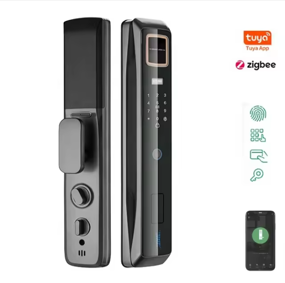  ADM-RL001 Face Recognition Camera Smart Locks Safe Outdoor Waterproof Electronic Lock Fingerprint App Wifi Remote Unlock Digital Door Lock