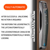 ADM-ZS P10 Keyless Entry Door Lock with Handle Smart Lock Keyless Waterproof Smart Door Lock