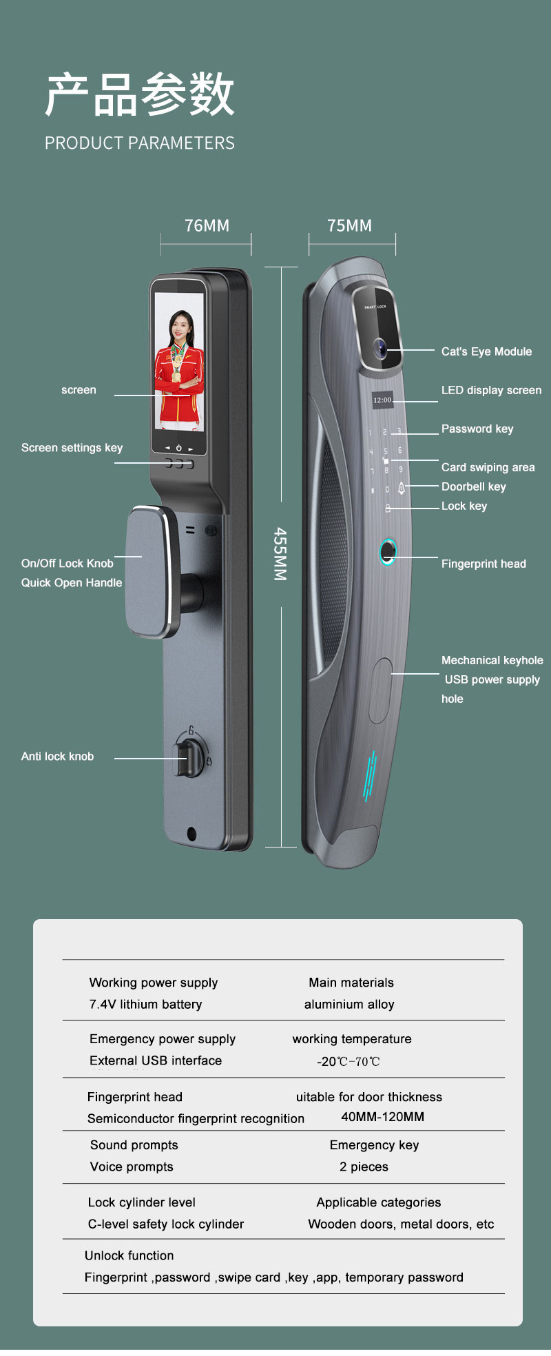 fingerprint door lock