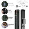 ADM-RL001 Face Recognition Camera Smart Locks Safe Outdoor Waterproof Electronic Lock Fingerprint App Wifi Remote Unlock Digital Door Lock