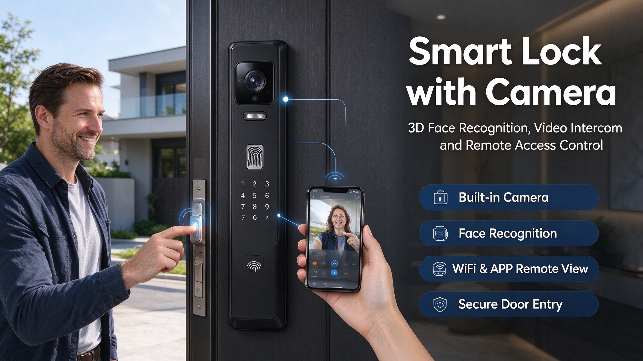 smart lock with camera